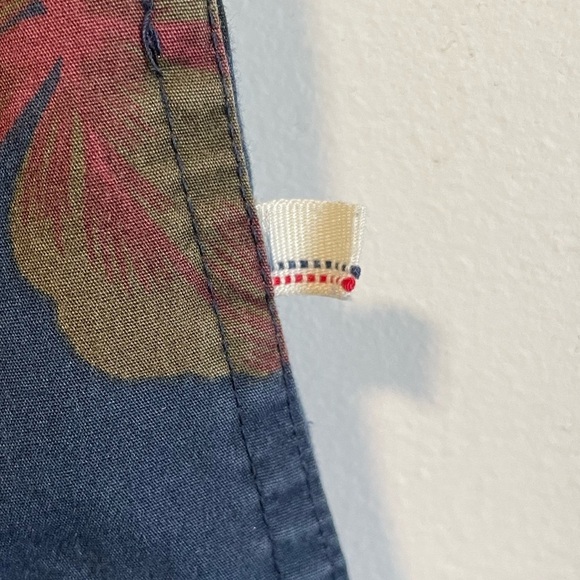 Zip Code Navy Blue Men’s  Hawaian Button Up Shirt - Picture 3 of 9